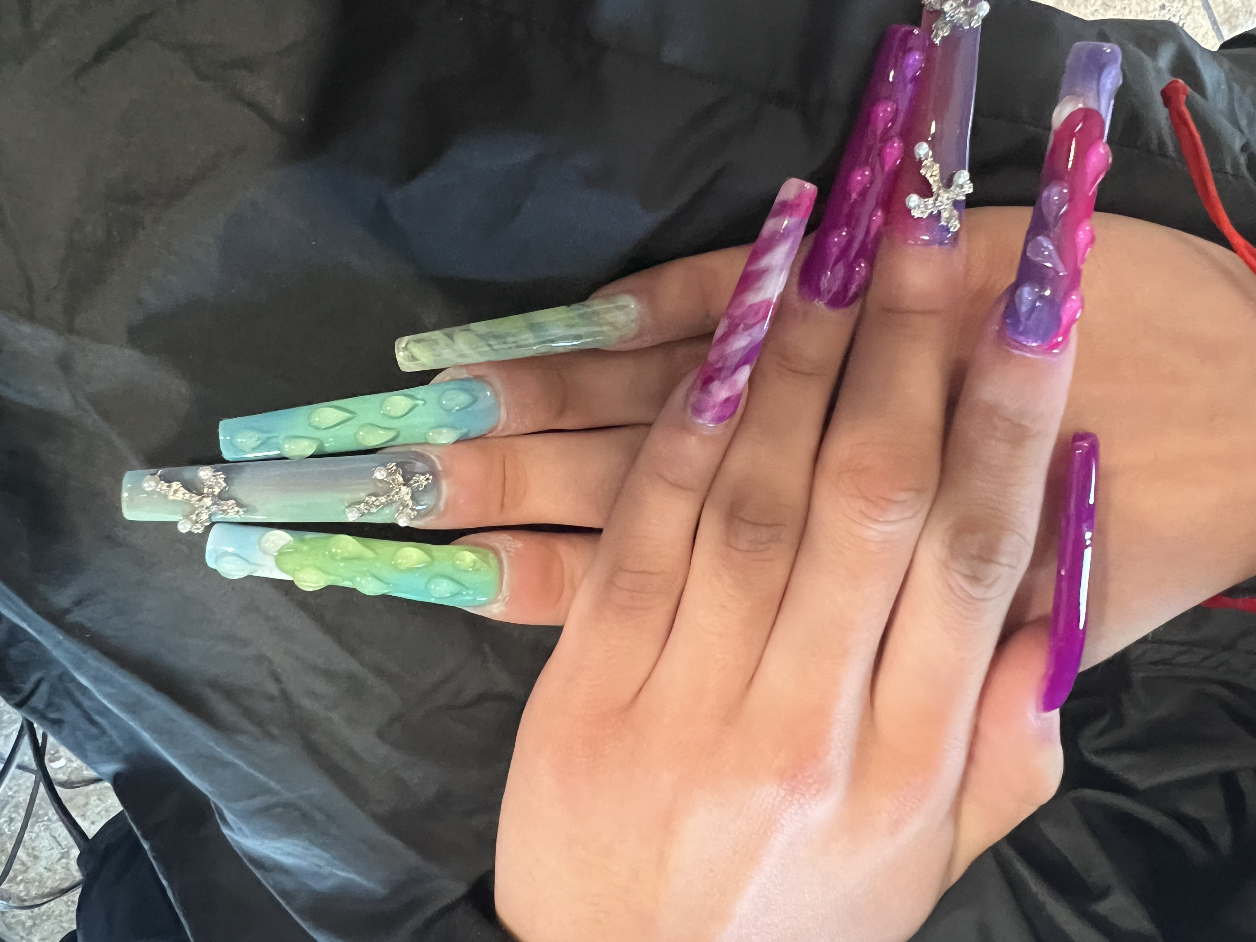 Elegant special occasion nails